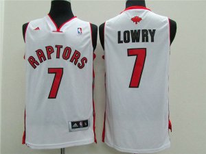 Maillot De Basket Toronto Raptors Kyle Lowry 7 Tissus Sportif Fans Edition Blanc